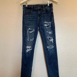 American Eagle Next Level Stretch distressed jeans